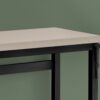 Computer Desk, Home Office, Standing, Adjustable, Laptop, Contemporary & Modern - Taupe - Image 8