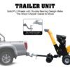 6'' 420Cc 15Hp Pull Start Gas Powered 4 - Wheels Chipper Shredder Mulcher With Towbar / Stop Bar - Yellow - Image 4