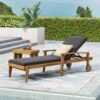 Jason - Chaise Lounge Adjustable Recliner - Gray - Image 2