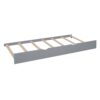 Twin Size House Bed With Trundle, Modern Design For Kids With Storage Shlef - Gray - Image 15