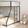Adam - Twin Over Full Bunk Guard Rail - Black With White Mesh - Image 10