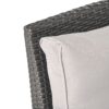 Honolulu - Modern Chat Set of 5 With Wicker - Gray / Silver - Image 20