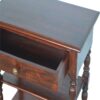 Turned Occasional Table - Brown - Image 6