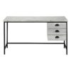 Computer Desk For Home Office, Laptop, Storage Drawers, Contemporary And Modern - Gray - Image 2
