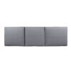 Ariana - Wooden Chaise Lounge With Cushion, Stylish Outdoor Relaxation - Gray - Image 12