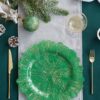 Plastic Charger Plate (Set of 8) - Green - Image 2