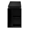 Computer Desk, Home Office, Left, Right Set-Up, Storage Shelves, Work, Laptop, Contemporary, Modern - Black - Image 2