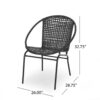 Java - Chair With Comfortable Design - Black - Image 3