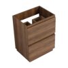 Modern Freestanding Bathroom Vanity With Single Undermount Sink And Double Drawers - Brown - Image 24