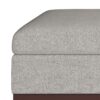Owen - Square Coffee Table Storage Ottoman - Cloud Gray - Image 7