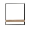 Wall Shelf, Wall Hanging Decor, Home Decor Accent - Black / Brown - Image 3