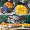 Portable Hard Wood Pellet Pizza Oven, Outdoor Cooking Pizza Maker, Countertop Pizza Oven - Black - Image 16