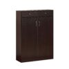 Shoe Storage Cabinet, Home Shoe Organizer With Five Shelves And Two Drawers - Red Cocoa - Image 3