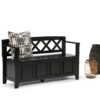 Amherst - Entryway Storage Bench - Black - Image 9