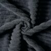 2 In 1 Foldable Sofa Plush Corduroy Sofa Convertible Floor Sofa Bed Deep Seating With Multi Functional Blanket Suitable For Living Rooms - Dark Gray - Image 19