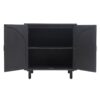 2 Door Cabinet, Suitable For Bedroom - Black - Image 14