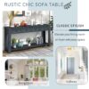 Hearth & Haven Clara - Console Table With Storage Drawers And Bottom Shelf Navy - Navy - Image 3