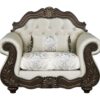 Pierce - Chair With Pillow - Beige / Cherry - Image 2