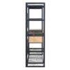 Open Style Wardrobe With Hanging Rails, Shelves And Drawers - Black - Image 14