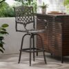 Cast Aluminum Bar Stool - Copper - Image 3
