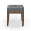Waverly - Small Tufted Ottoman Bench - Stone Gray - Image 2