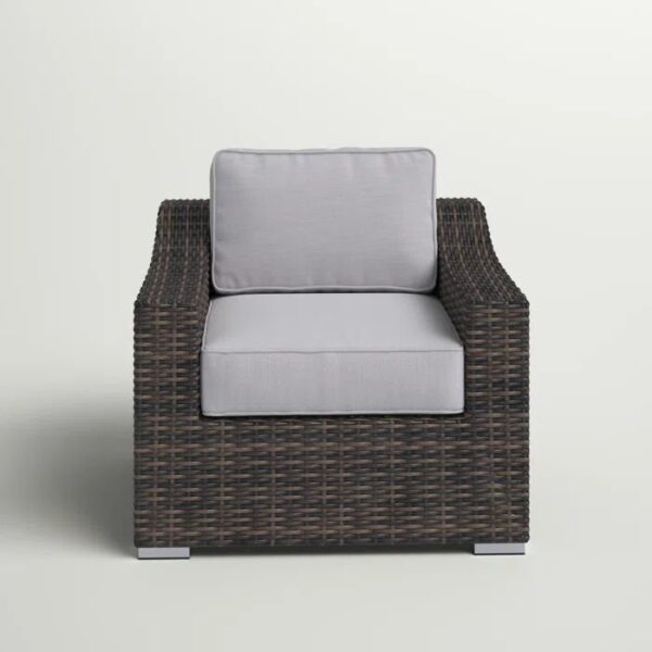 Patio Chair With Cushion - Espresso