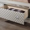 Cross - Queen Bed With LED, Glam - Champagne - Image 4