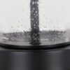Jenna - Contemporary Table Lamp (Set of 2) - Clear Seeded / Matte Black / Matte Black - Image 4