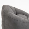 Bedding Bean Bag Sofa Chair High Pressure Foam Bean Bag Chair Adult Material With Padded Foam Padding Compressed Bean Bag With Footrest - Gray - Image 10