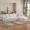 Chandler - Right Sectional Sofa - Cream - Image 7