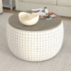 Revel - Storage Ottoman - White - Image 3