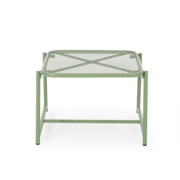Kincaid - Modern Mesh Top Side Table - Green
