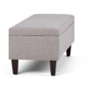 Monroe - Storage Ottoman - Cloud Gray - Image 4