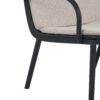 Luna - Outdoor Patio 3 Pieces Chat Set With Pp Frame And Cushions Includes 2 Club Chairs And 1 Loveseat - Beige / Black - Image 19