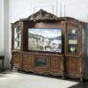 Latisha - Entertainment Center - Antique Oak - Image 6