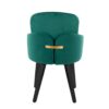 Dahlia - Contemporary Dining Chair (Set of 2) - Green / Black - Image 5