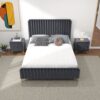 Bethany - Queen Upholstered Platform Bed - Gray - Image 15