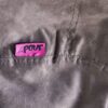 Flora - Traditional 6.5 Foot Suede Bean Bag - Charcoal - Image 9