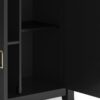 Burlington - Low Storage Cabinet - Black - Image 6