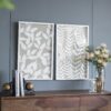 Shadow Box Wall Decor (Set of 2) - White - Image 9