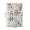 Macau - Non - Slip Accent Rug - Beige Brown / Ivory / Taupe - Image 5