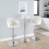 Clear - Adjustable Contemporary Bar Table - Clear - Image 2