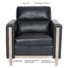 1 Seater Sofa For Living Room - Black - Image 4