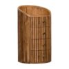 Soba - Bedside Table, 4 Drawer - Oak - Image 3