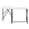 Computer Desk, Home Office, Corner, L Shape, Contemporary & Modern - White - Image 3