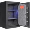 2.02 Cubic Ft Biometric Keypad Fire Resistant Safe - Black - Image 6
