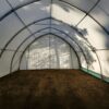 Single Truss Arch Storage PE Shelter - White / Green - Image 4