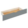 Queen Size Platform Bed With Trundle And 2 Drawers - Gray - Image 15