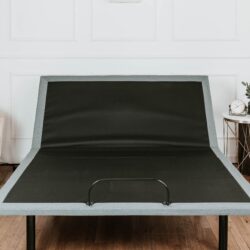 Btx5 - California King Adjustable Bed Base With Head And Foot Position Adjustment - Black / Gray