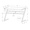 Computer Desk For Home Office, Laptop, Contemporary And Modern - White - Image 5